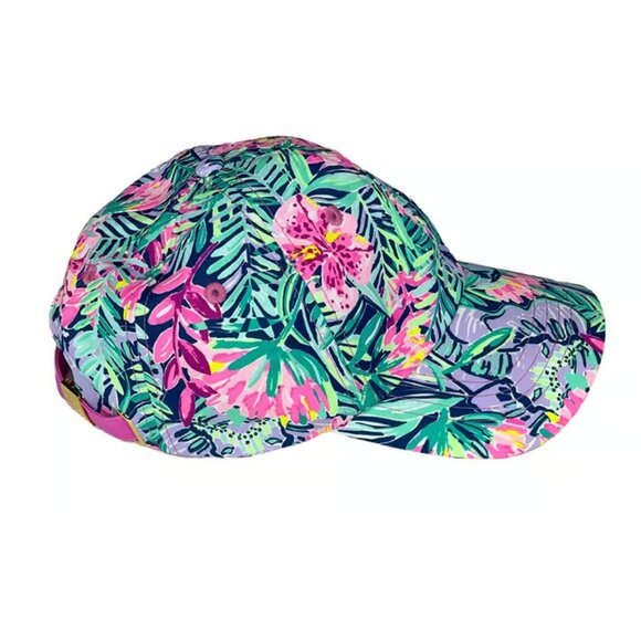 Lilly Pulitzer Slathouse Soiree Run Around Hat - MINT - Picture 1 of 11
